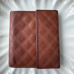 Max Mara Brown Quilted Wallet